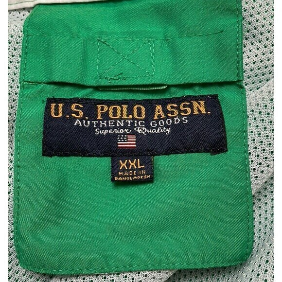 US Polo Assn Green Swim Trunks Size XXL - Picture 4 of 4